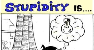 2011-04-03: Stupidity is … Relying too much on a computer