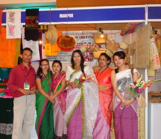 Exclusive Photos of Manipuri Actress Tonthoi Leishangthem at “Fragrance from the North-East”
