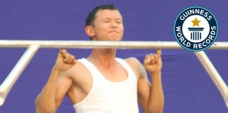 Most consecutive pinky pull-ups: Guinness World Record by Maibam Itomba Meetei