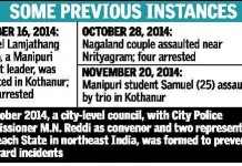 Manipur techie attacked in Bangalore, Police said “Get Lost” to the victim Previoud cases of attack on Manipuri youths in Bangalore