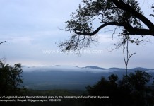 Exclusive Photos: Phaikoh Village Manipur Myamar Border, where Indian Army were supposedly picked up by Helicopter after the operation View of Angko Hill where the operation took place by the Indian Army in Tamu District, Myanmar. Express photo by Deepak Shijagurumayum