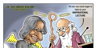 APJ Abdul Kalam Tribute Cartoon