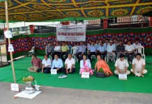 Doctors shows support to ILPS movement Manipur Doctors during a sit in protest in support of the ILP movement at RIMS gate
