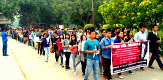 NEFIS observes collective hunger strike across the country to mark 15 years of Irom Sharmila’s heroic struggle