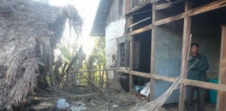 Earthquake affected Kabui Khullen village