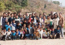 Children home inmates given a treat