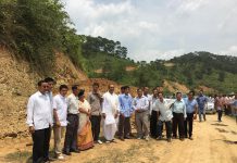 Manipur: Heingang hilltop Tourist Circuit gets forest clearance, road construction begins MLA Nongthombam Biren inspecting road construction near Heingang Marjing Hill