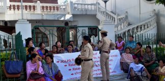 Sit-in-protest at Nupi-Lal Complex