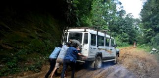 Residents of Phuba – a village in Senapati district, not happy with state government
