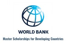 World Bank Scholarships Program for Master Degree in Various Countries