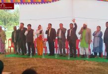 Flag Hosting Ceremony cum Public Meeting for PRJA Candidate, Irom Sharmila