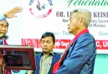 NPF MLAs Leishiyo Keishing, Khashim Vashum feted NPF leader cites reasons for supping with BJP