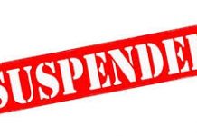 AE, SO suspended for negligence