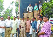 PDS rice bags seized, handed to Lilong police station