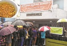 Beef feast greets Rajnath at Aizawl