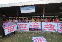 Public Meeting Protesting On Oil Exploration In Manipur