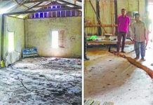 Earth fissures develop at various places in Kangpokpi district