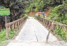 Saikul bridge on verge of breaking down