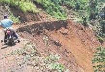 Landslides cut off border Kuki villages