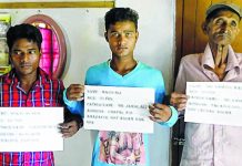 Illegal migrants stopped at Jiri