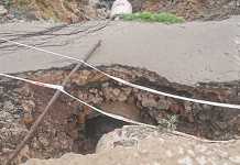 Sept 25 rain triggers gradual landslides at Maram Centre village; 10 houses destroyed