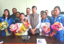 Bishnupur Dist. administration honours 5 students on Intl. Women Day Bishnupur district honours women on INternational women's day