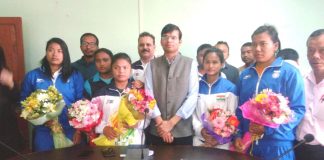 Bishnupur Dist. administration honours 5 students on Intl. Women Day Bishnupur district honours women on INternational women's day