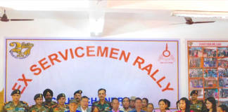 Khuga battalion felicitated Ex-Servicemen